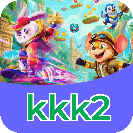 Interface do aplicativo kkk2 mostrando jogos disponíveis no iOS e Android